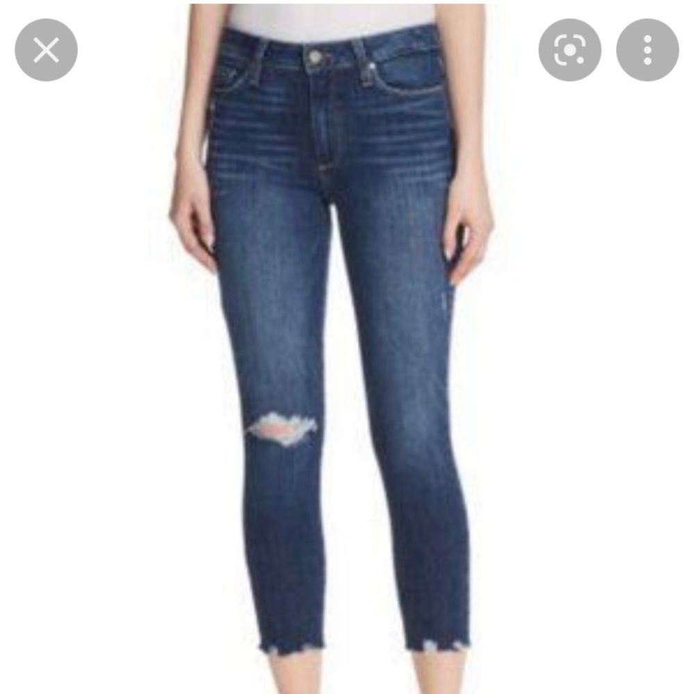 Paige Hoxton Crop Jeans Danton Destructed 29